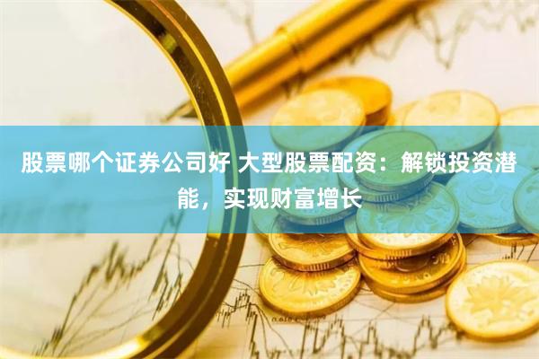 股票哪个证券公司好 大型股票配资：解锁投资潜能，实现财富增长